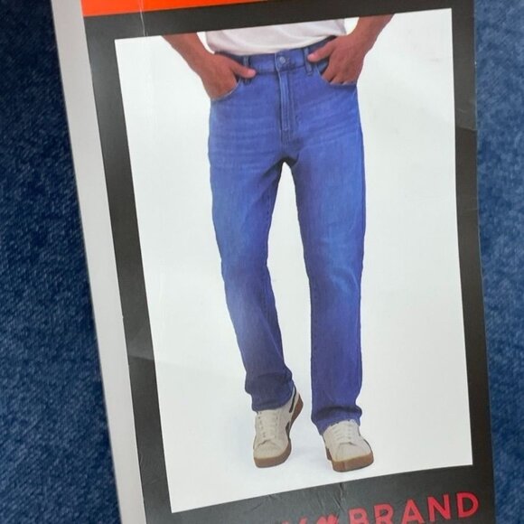 Lucky Brand 223 Straight Mens Stretch Denim Jeans 34x30 Light Blue a0326 - Picture 1 of 12